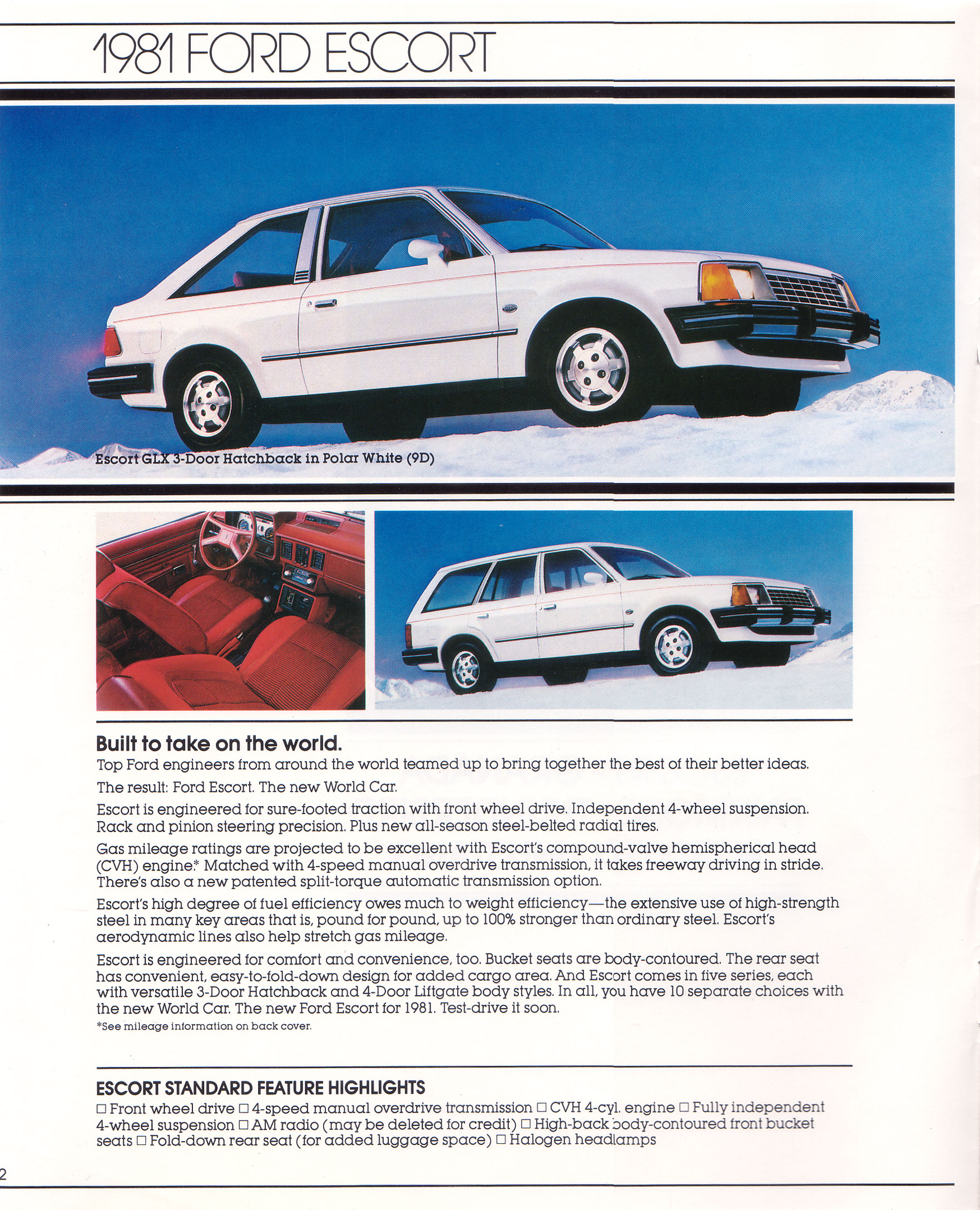 1981 Ford A World Of Better Ideas Brochure Page 3